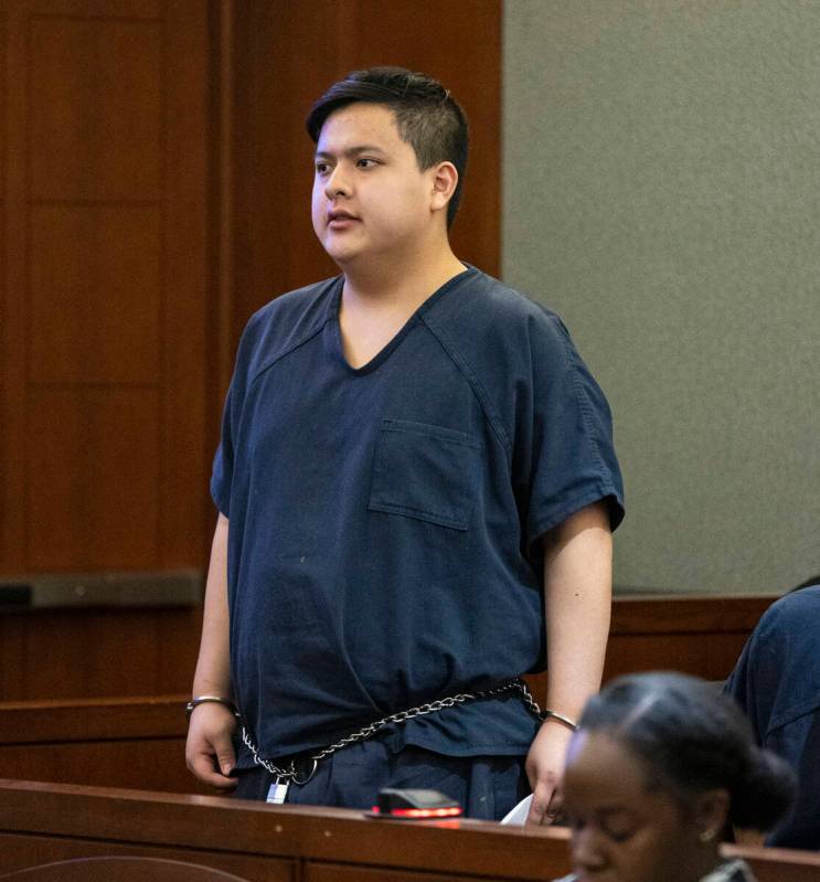 Aaron Guerrero, charged in the killing of his girlfriend's father, Daniel Halseth, appears in c ...