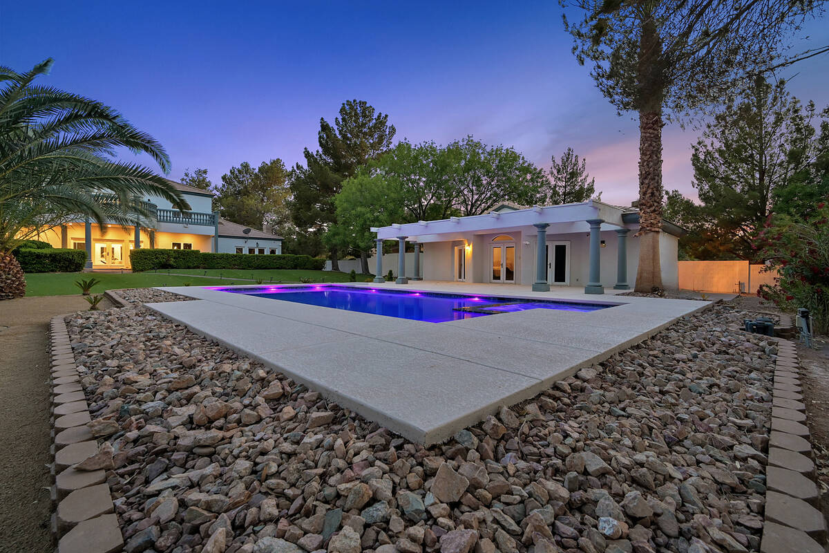 Former NBA great Shaquille O'Neal's house in Las Vegas, seen here, is listed for $3 million. (C ...