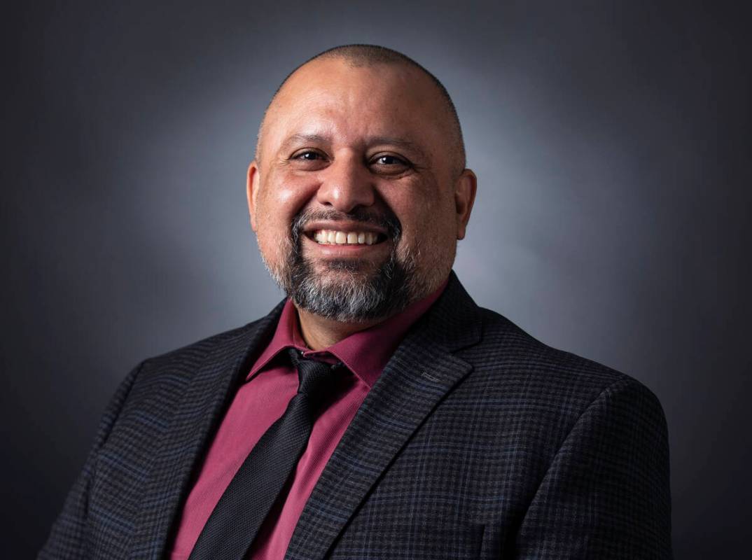 Tony Morales photographed at the Review-Journal’s studio on Tuesday, March 1, 2022, in L ...