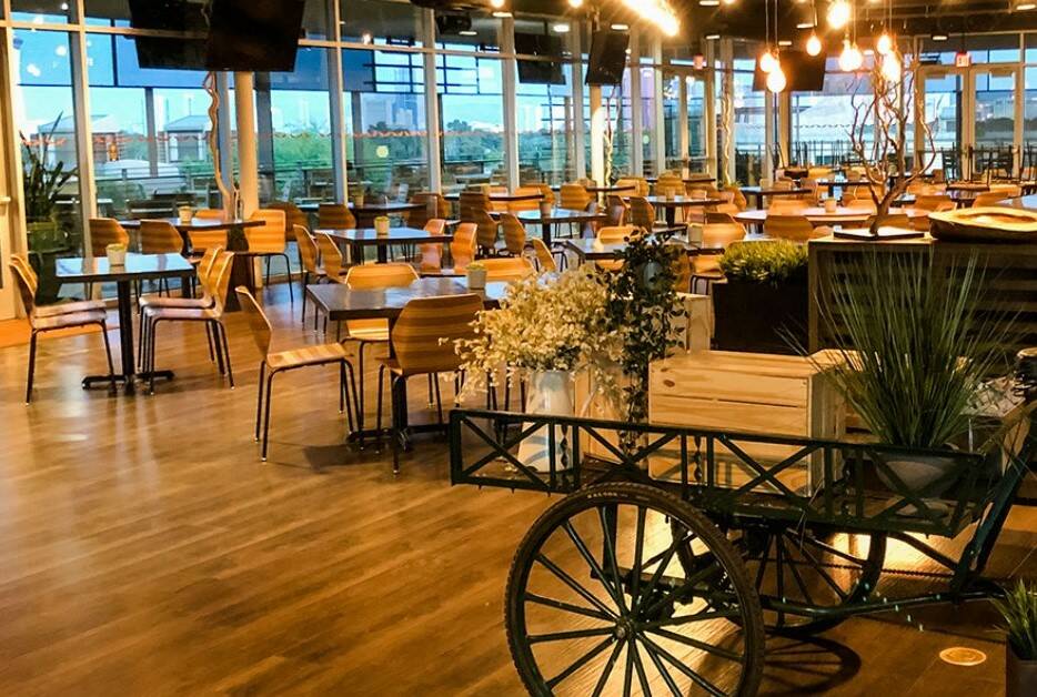The dining room at Divine Café at Springs Preserve in Las Vegas, which is closing on May 29, 2 ...