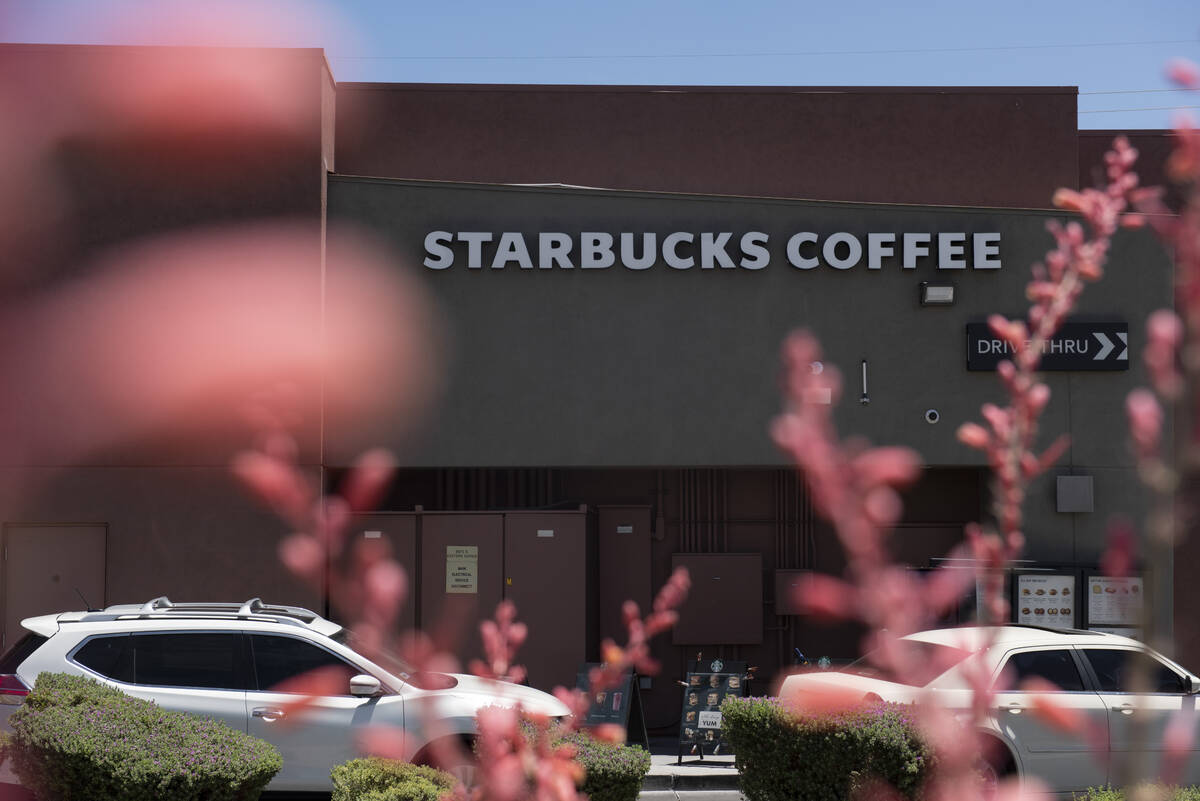 The Starbucks on S Eastern Avenue, where Nevada Highway Patrol trooper Steven Darnell claims to ...