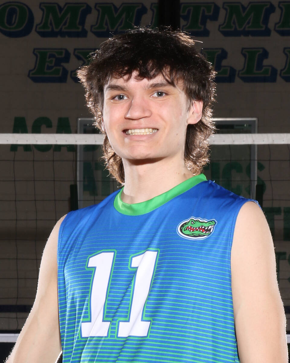 Green Valley's Aiden Olsen is a member of the Nevada Preps All-Southern Nevada boys volleyball ...