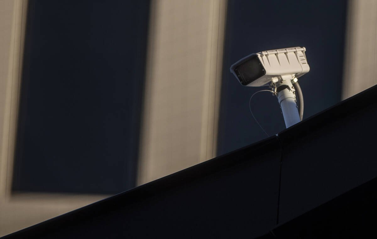 The cameras used with the Automated Ball-Strike system during a minor league baseball game betw ...
