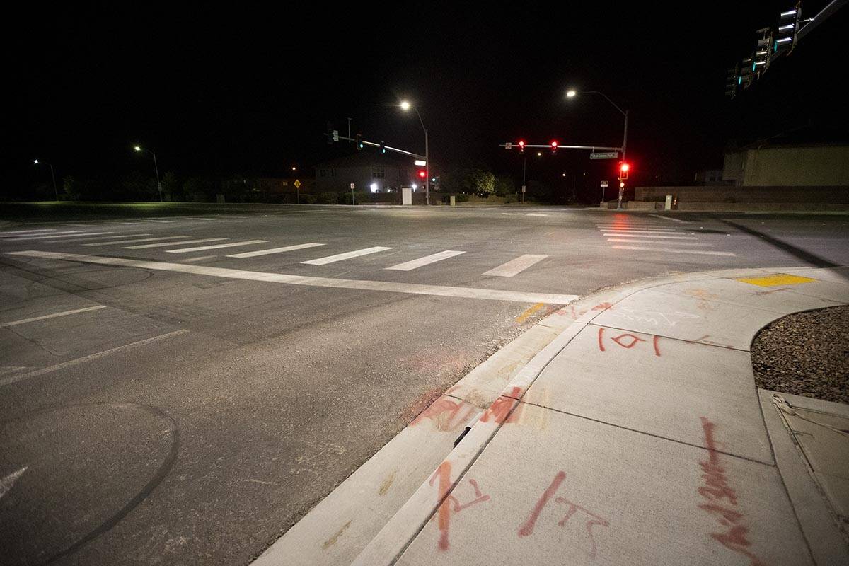 The intersection of Sky Canyon Park Drive and Iron Mountain Road where a fatal auto versus dirt ...
