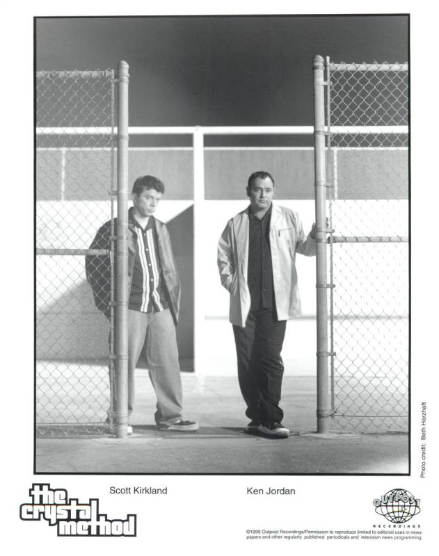 - 2001 THE CRYSTAL METHOD - RECORDING ARTISTS (RAIF STRATHMANN / OUTPOST RECORDINGS PHOTO) ...
