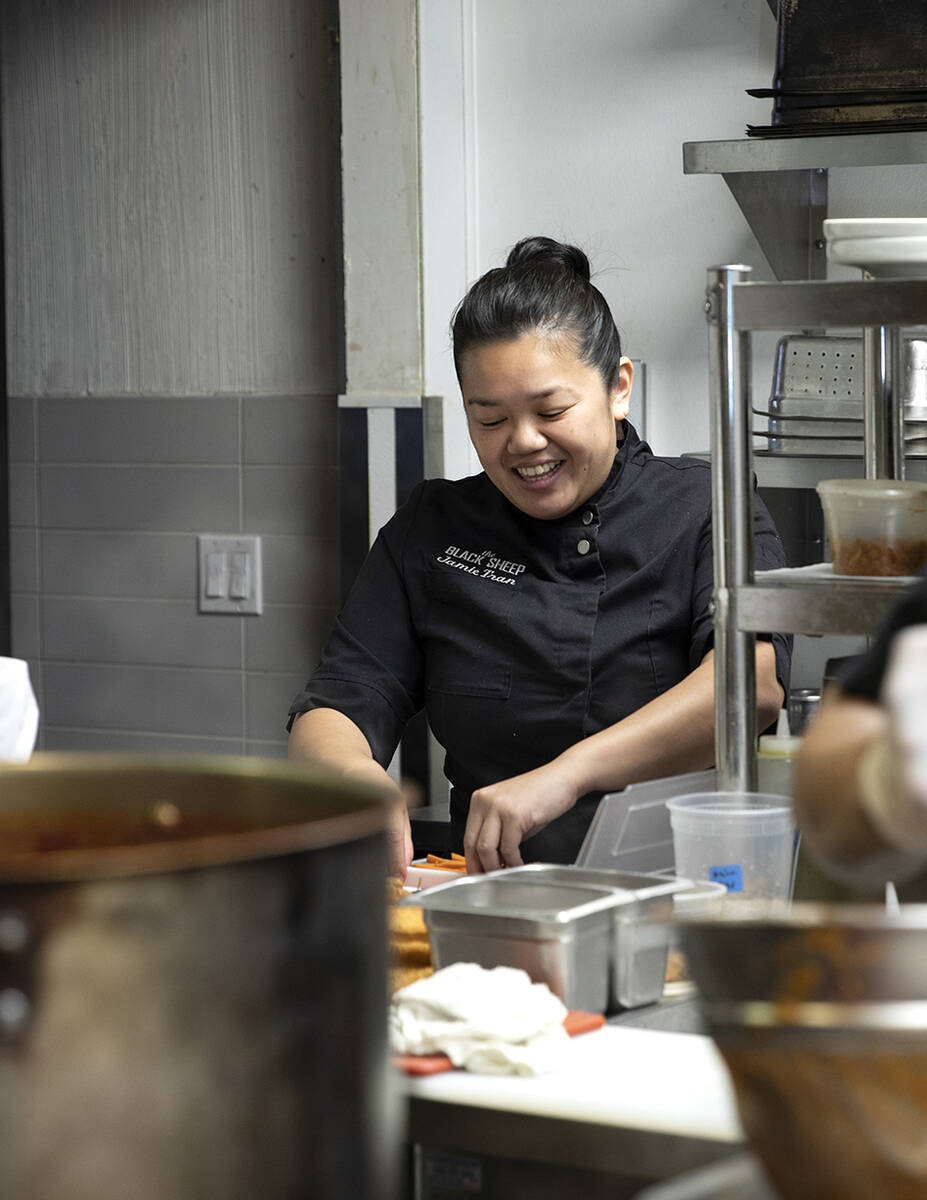 Chef Jamie Tran’s days often begin between 7 and 8 a.m. at various markets and last well past ...