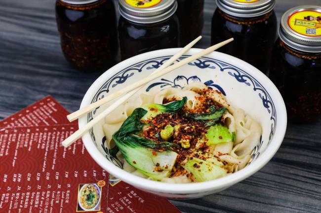 No. 11, special hot oil noodle. (Rachel Aston/Las Vegas Review-Journal)