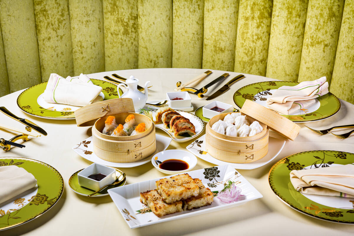 A dim sum combination is on the menu at Genting Palace in Resorts World for Las Vegas Restauran ...