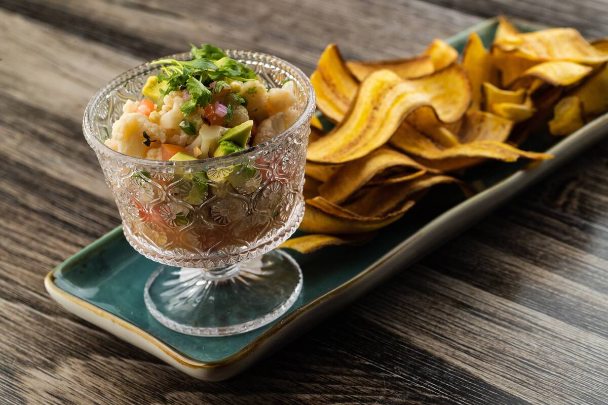 Cauliflower ceviche is on the Las Vegas Restaurant Week menu for 2022 at La Neta Cocina y Loung ...
