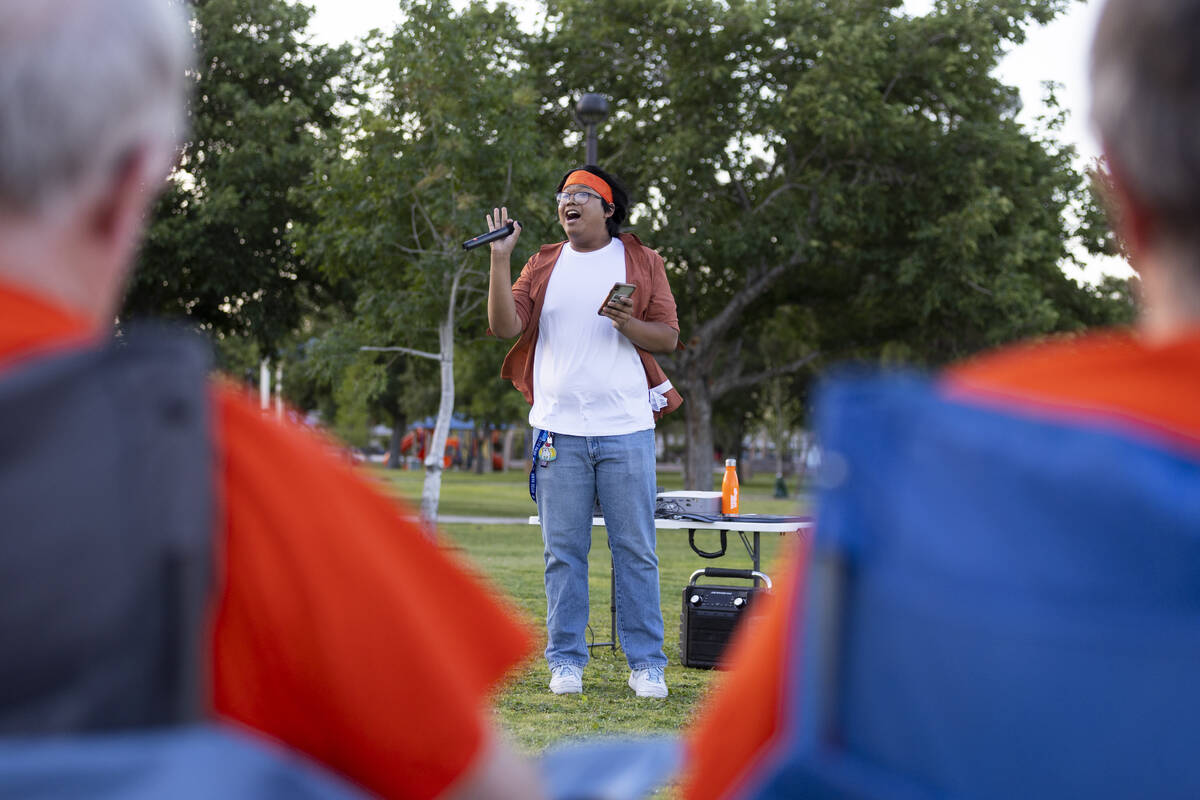 during the "Wear Orange" event hosted by gun safety advocates in protest of gun viole ...