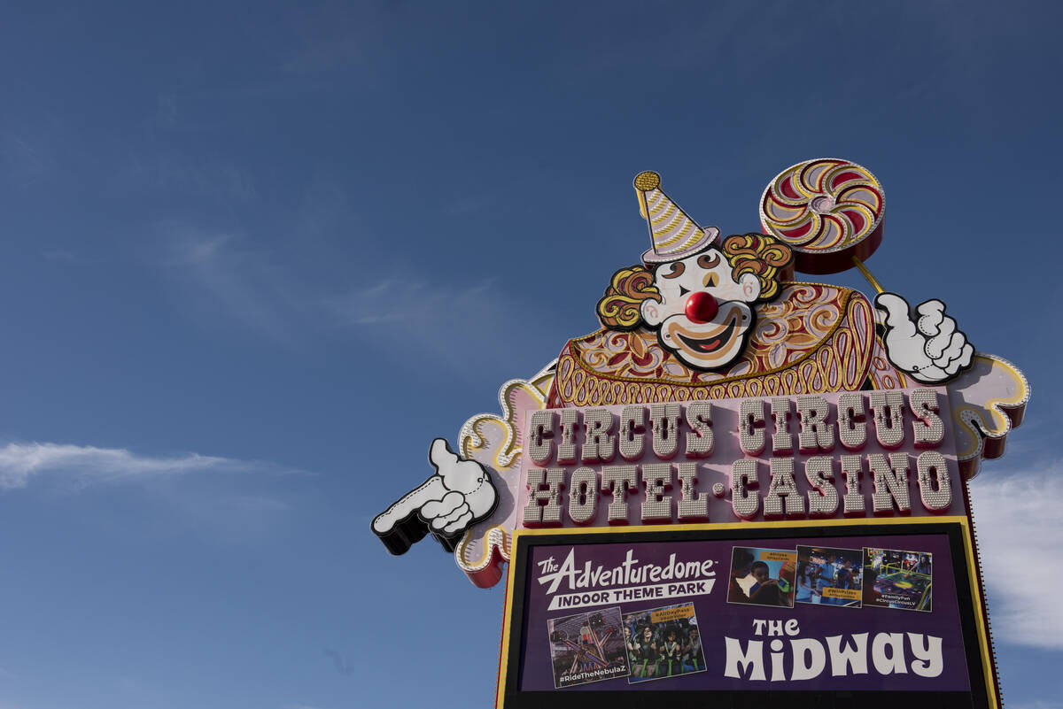 The Circus Circus hotel-casino on Thursday, June 2, 2022, in Las Vegas. (Steel Brooks/Las Vegas ...