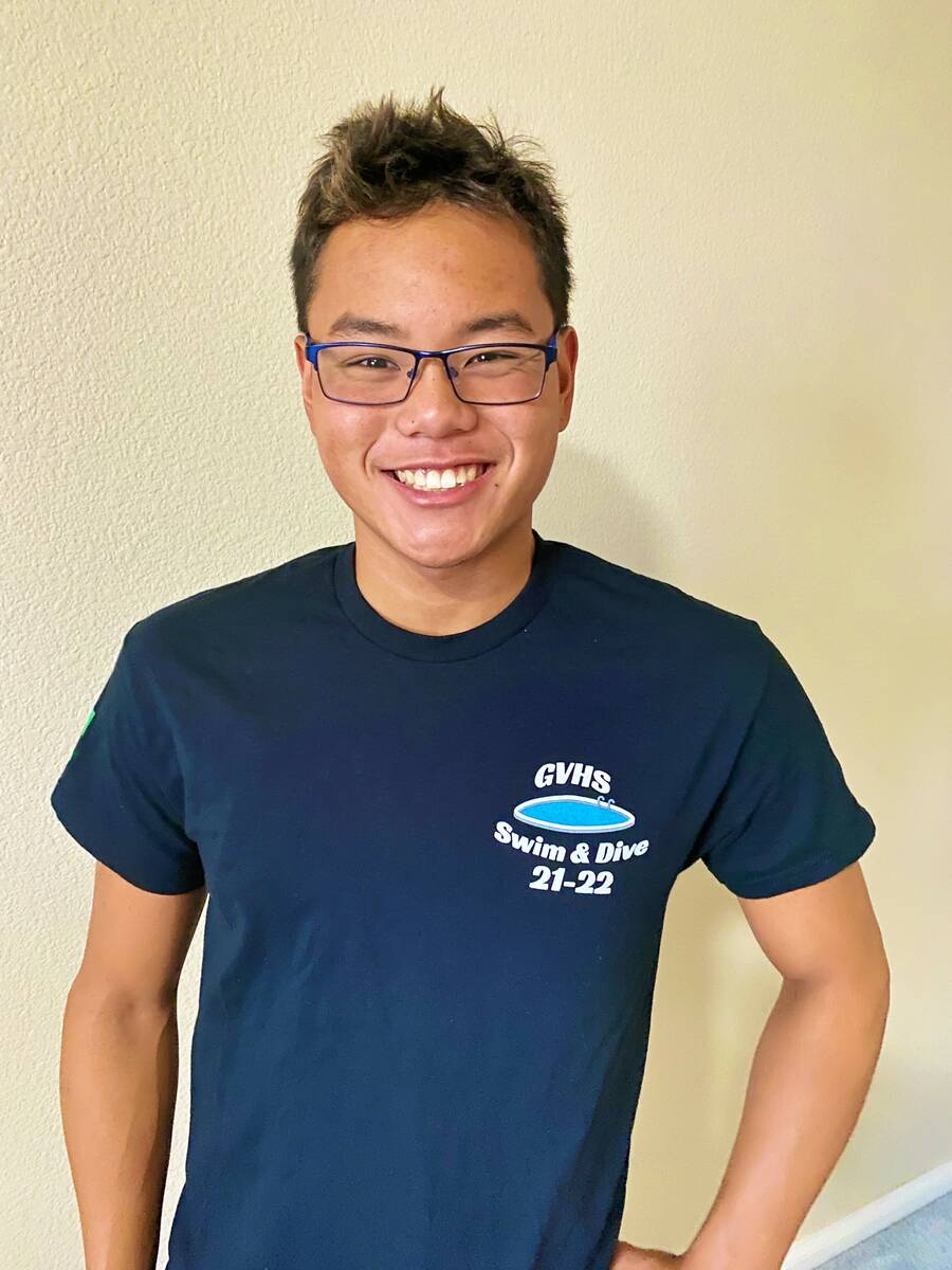 Green Valley's Ranger Gavino is a member of the Nevada Preps All-Southern Nevada boys swimming ...
