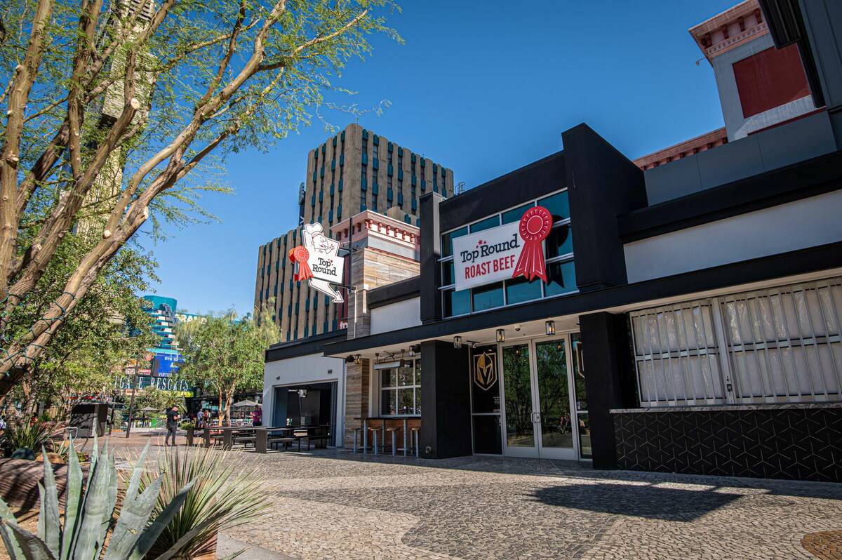 Top Round's exterior as seen at the Park in Las Vegas. The restaurant opened June 6. (Top Round)