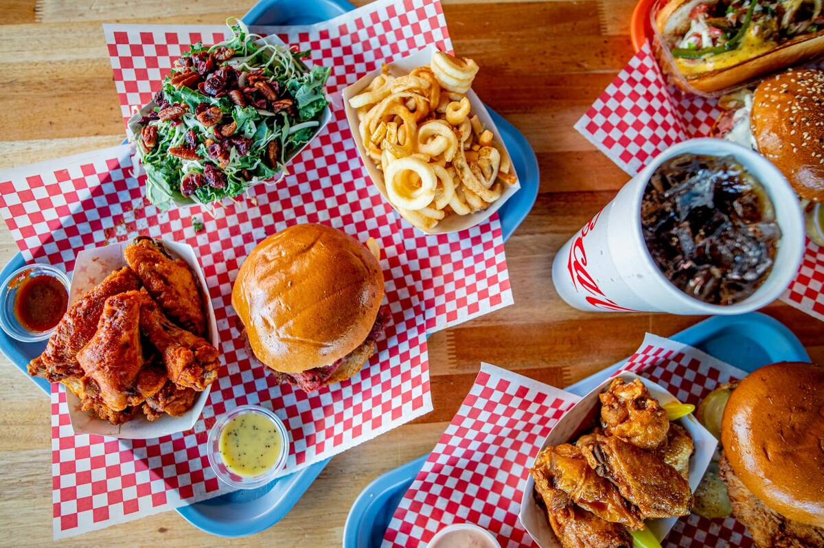 Top Round serves a variety of sandwiches, salads and sides, including curly fries. (Top Round)