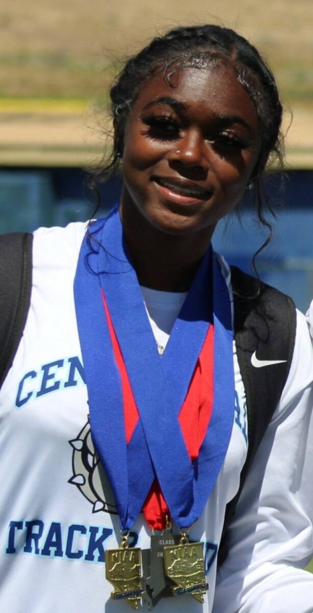Centennial's Ioynna Codd is a member of the Nevada Preps All-Southern Nevada girls track and fi ...