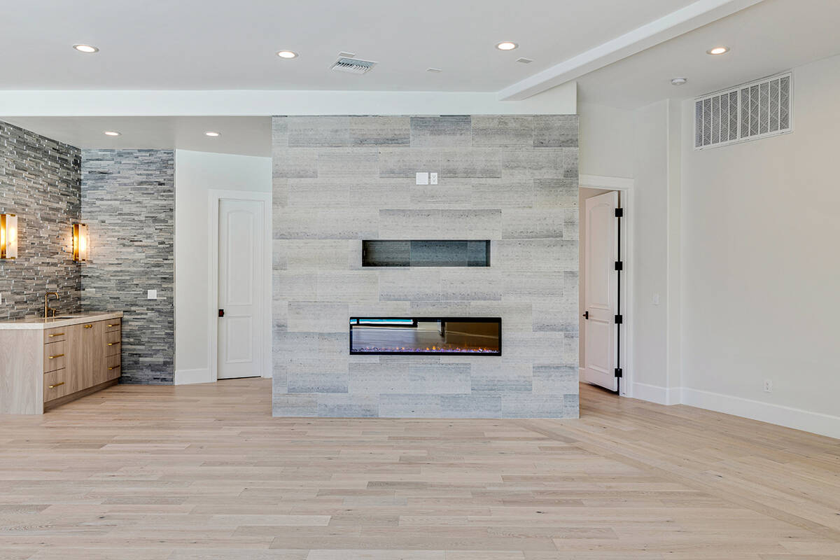 The home features unique fireplaces. (Ivan Sher Group)