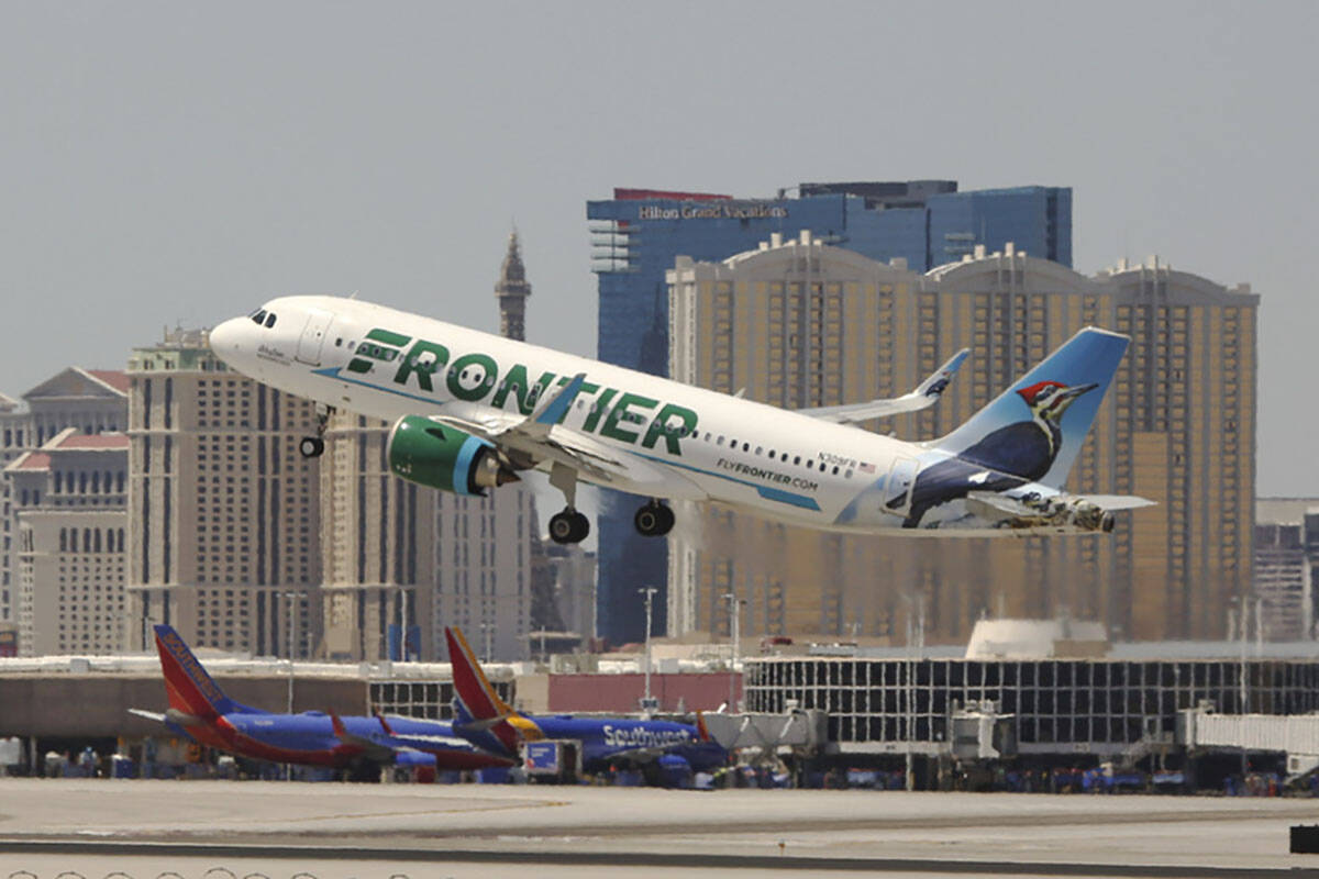 Frontier Airlines menambahkan empat rute Las Vegas musim panas ini