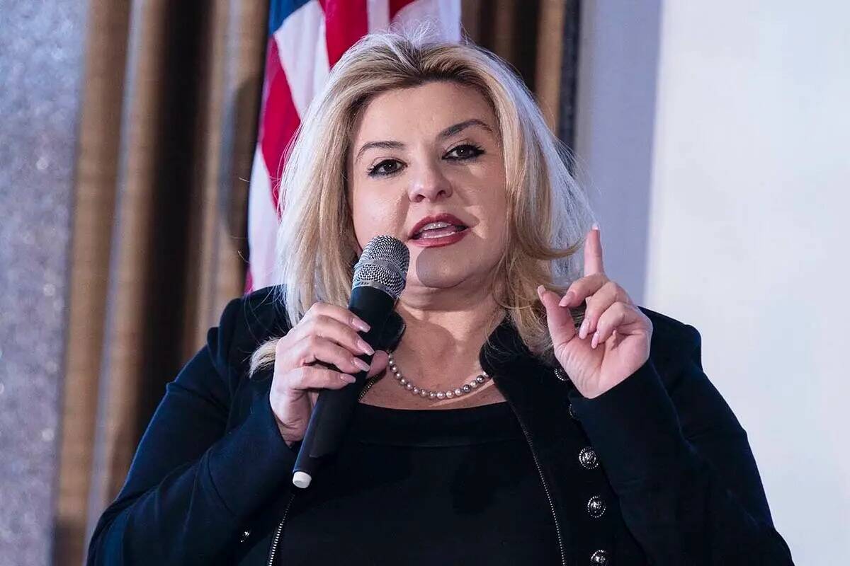 Michele Fiore, seen in February 2022. (Bizuayehu Tesfaye/Las Vegas Review-Journal)