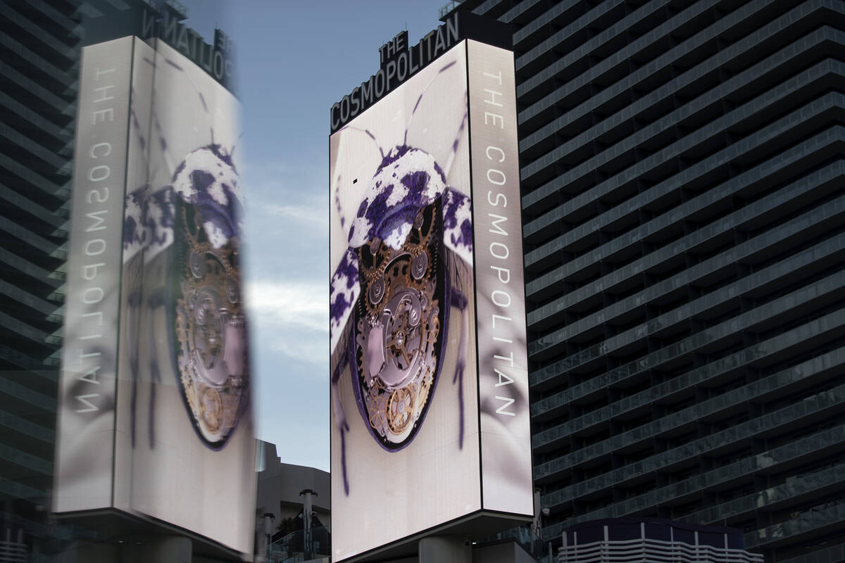 The Cosmopolitan, Wednesday, June 8, 2022, on the Las Vegas Strip. (Ellen Schmidt/Las Vegas Rev ...