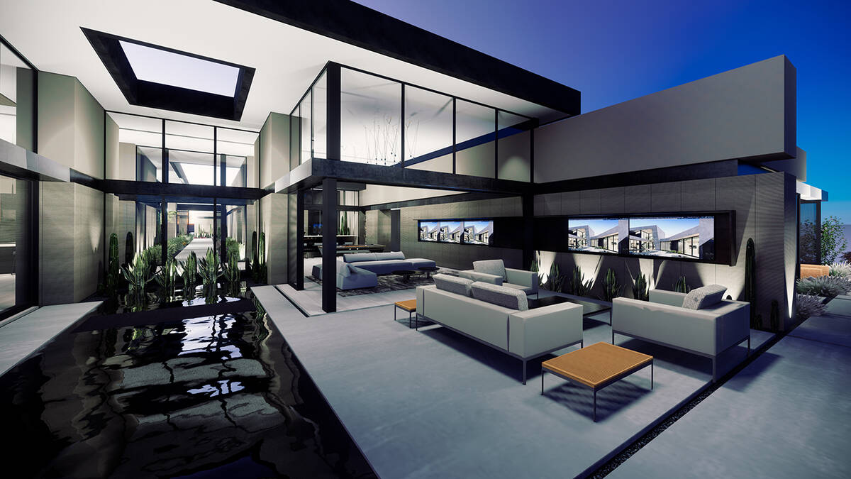 The home will have an outdoor theater. (Blue Heron)