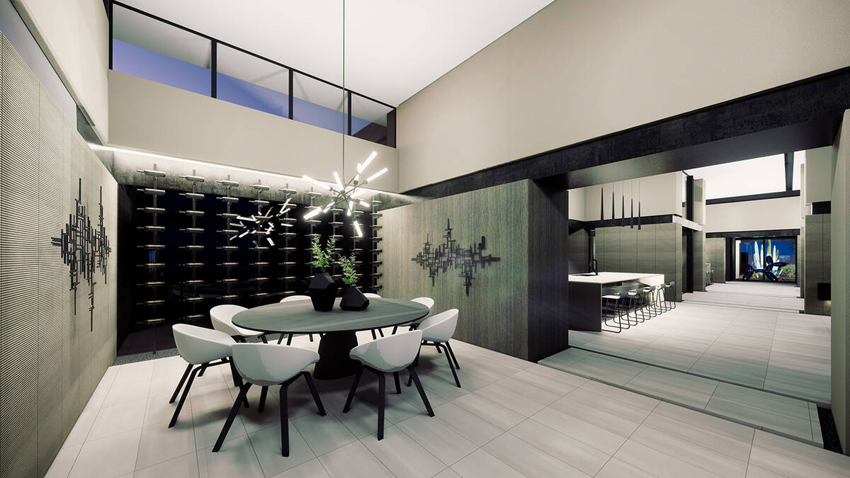 The formal dining room will be adjacent to the kitchen. The home will be fully furnished from a ...