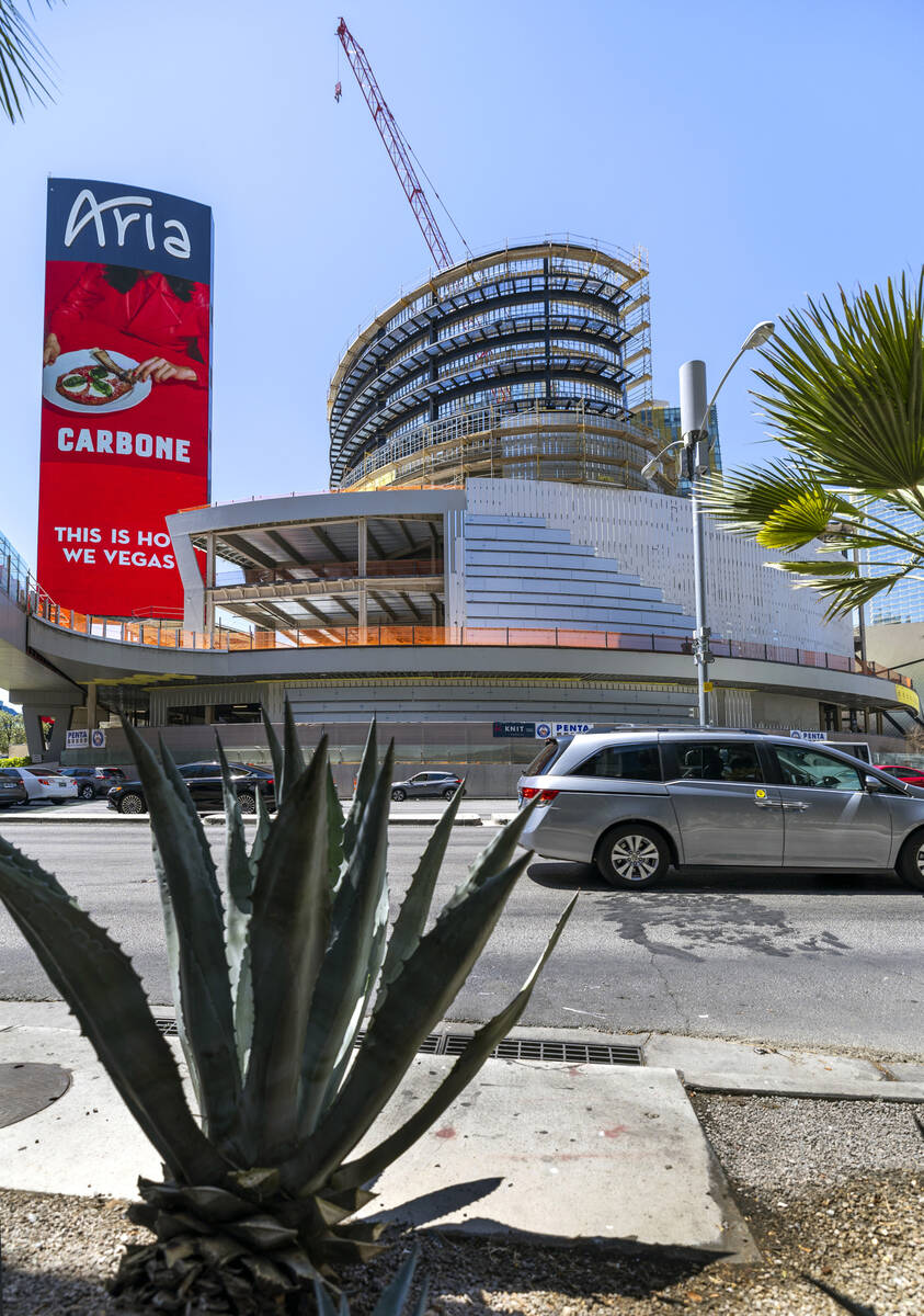 Construction continues on a new retail complex called Project63 being built at CityCenter on Fr ...