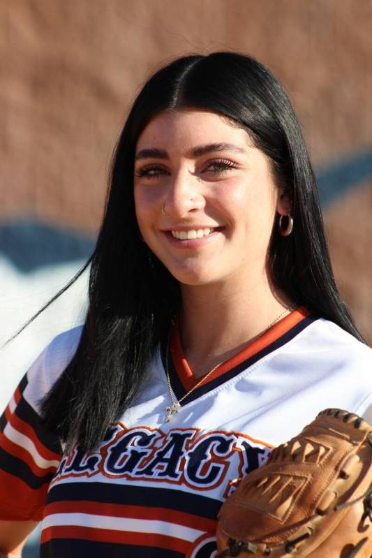 Legacy's Madison Ruiz is a member of the Nevada Preps All-Southern Nevada softball team. (Legac ...