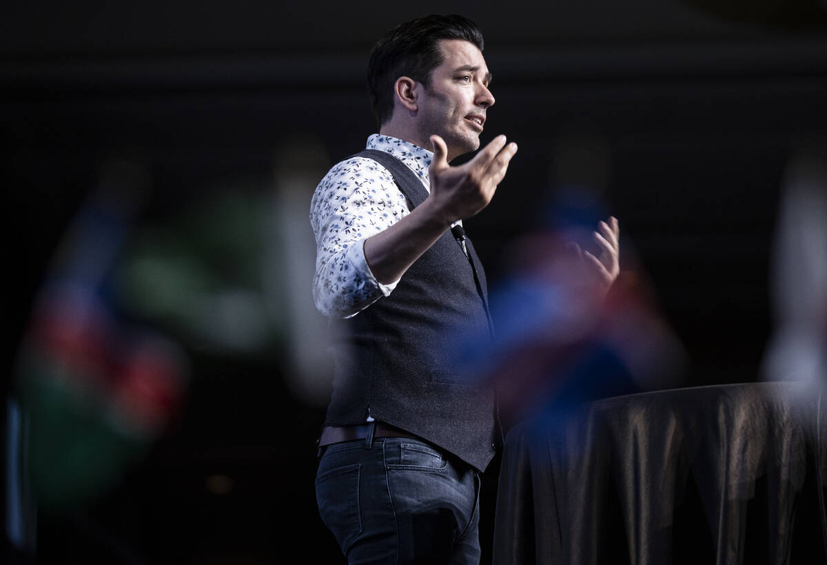 Property Brothers star Jonathan Scott speaks at the Climate Reality Leadership Training at Aria ...