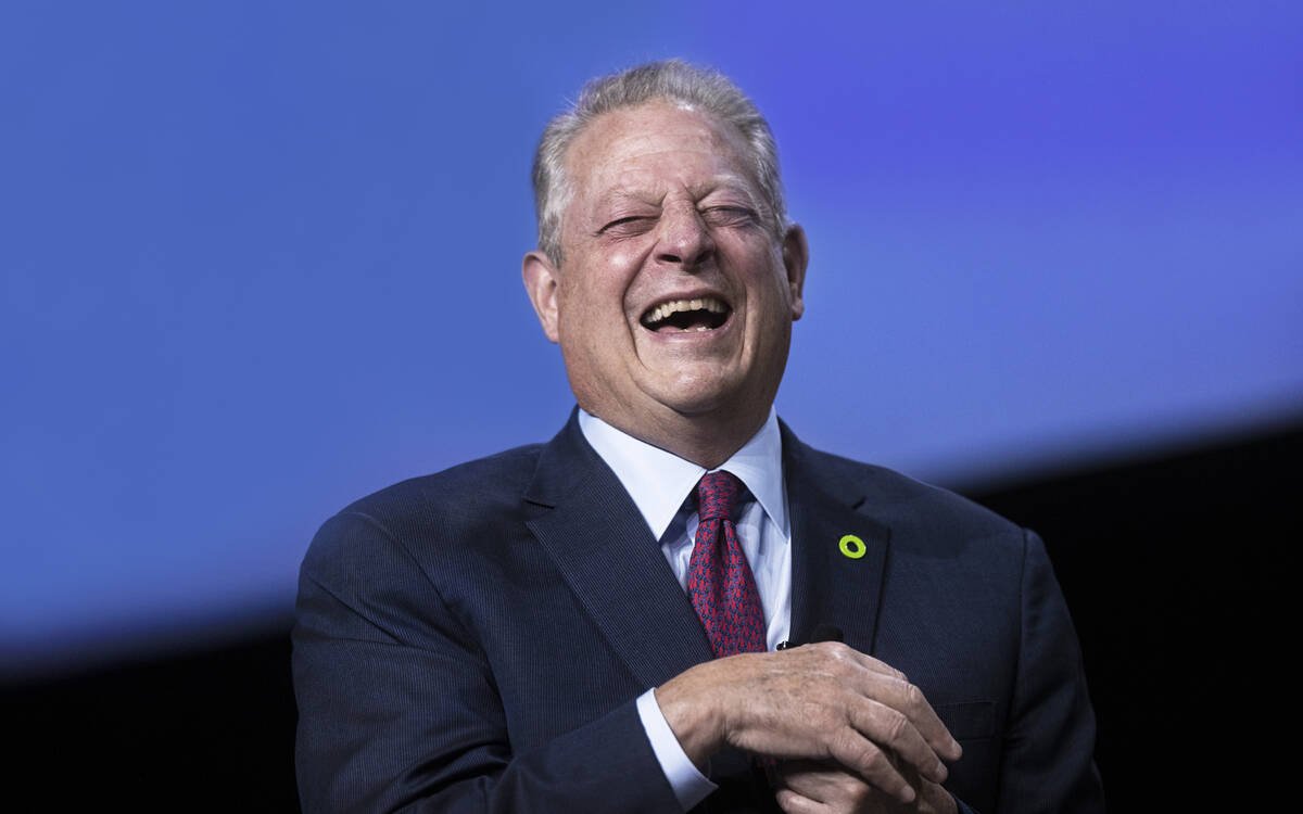 Former vice president Al Gore, founder and chairman of The Climate Reality Project, shares a la ...