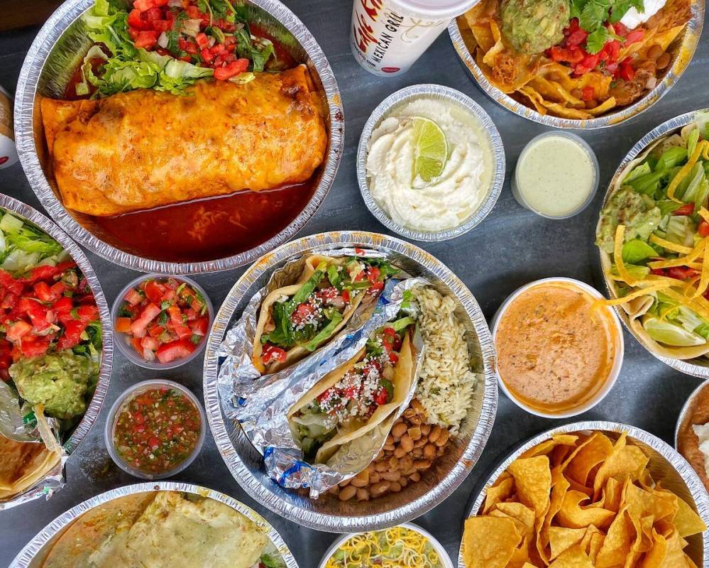 Meals and sides from Cafe Rio, which is opening another Las Vegas location, this time on West F ...