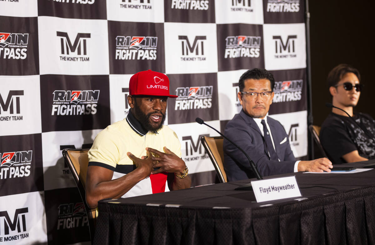 Floyd Mayweather announces an exhibition boxing match, that he is slated to fight in Japan, aga ...
