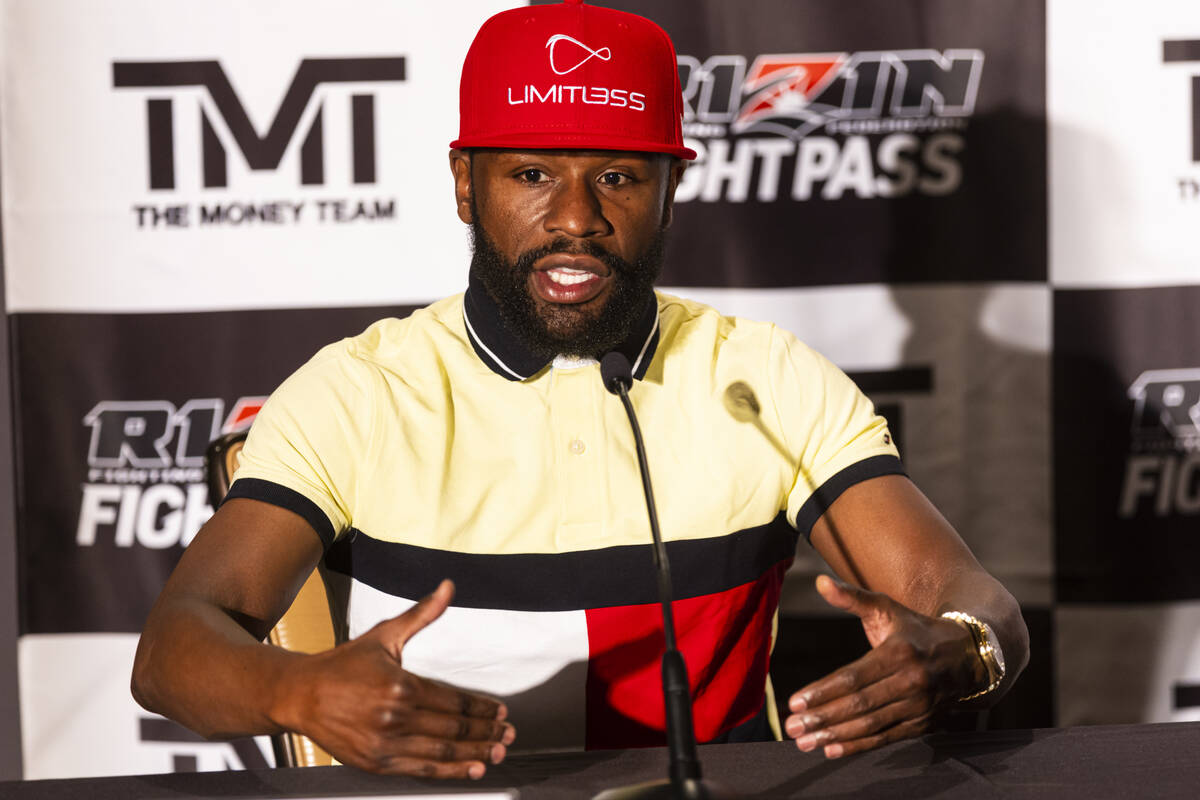 Floyd Mayweather announces an exhibition boxing match, that he is slated to fight in Japan, on ...