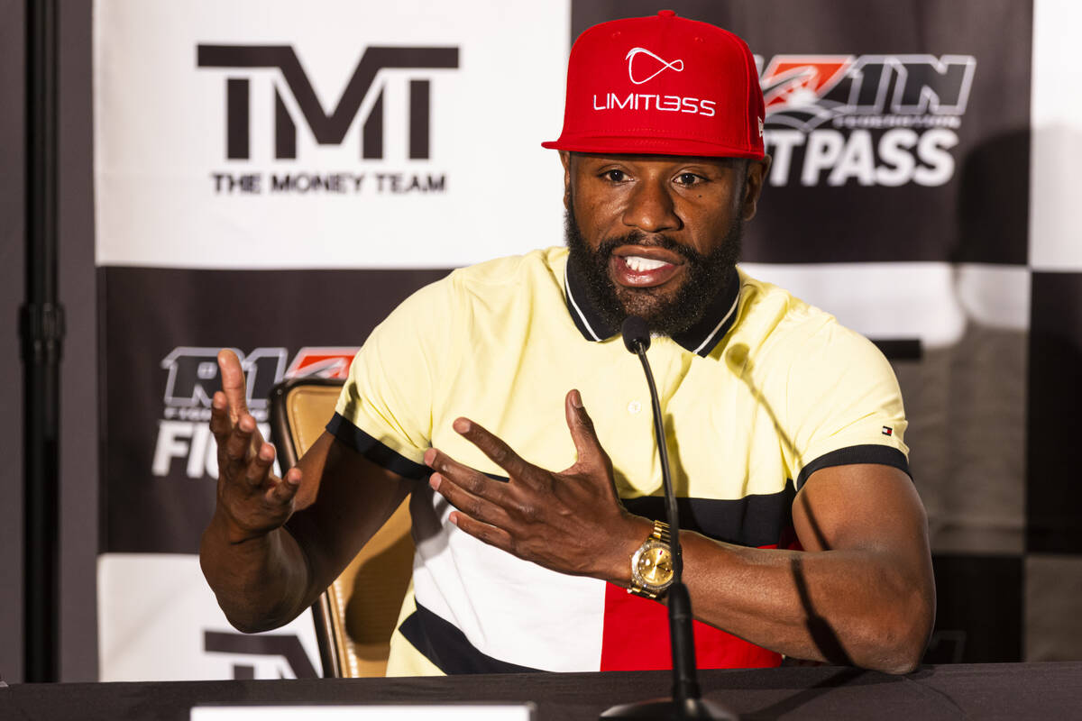 Floyd Mayweather announces an exhibition boxing match, that he is slated to fight in Japan, on ...