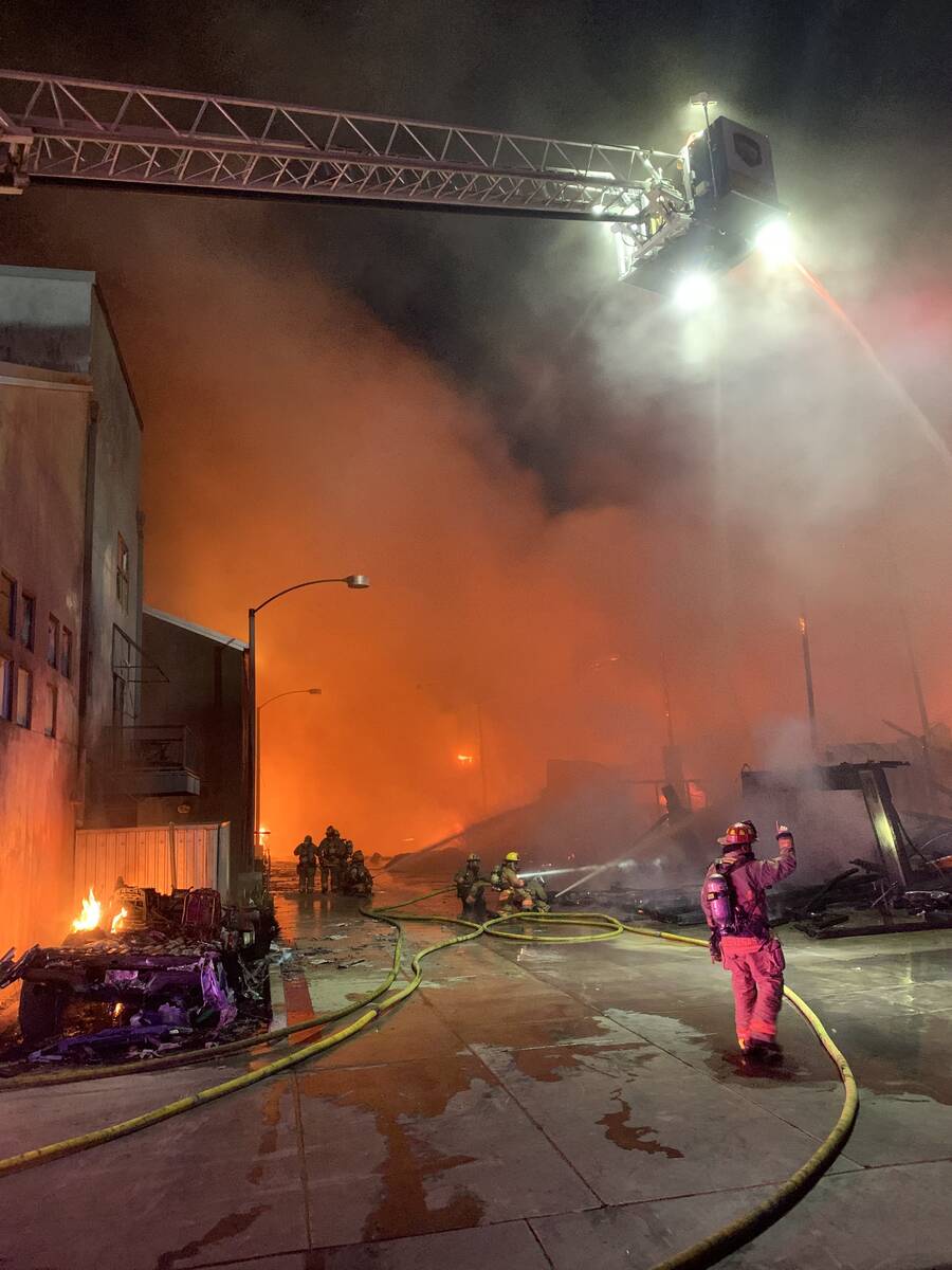 Photo courtesy of Las Vegas Fire & Rescue.