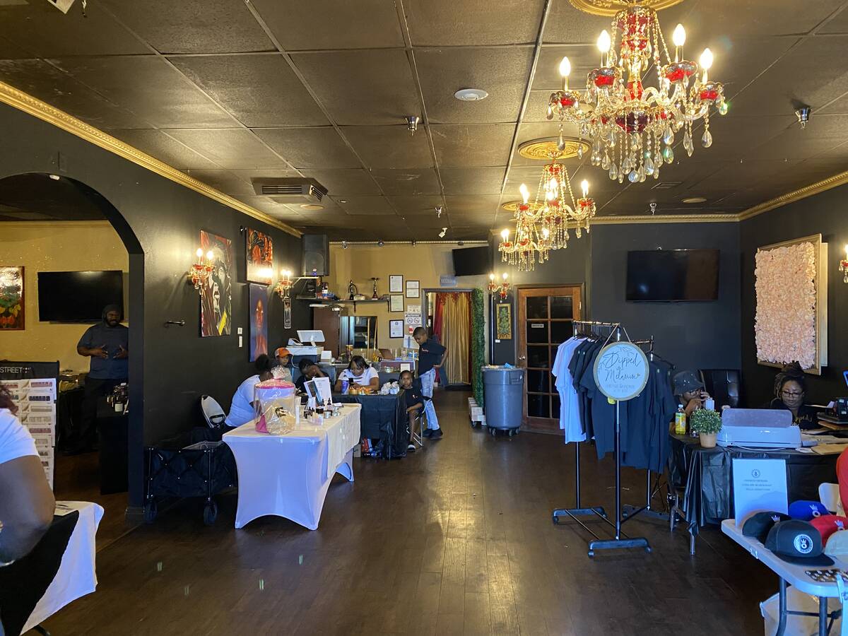 About 20 Black owned small businesses took part in a pop up shop at The Art House Hookah Lounge ...