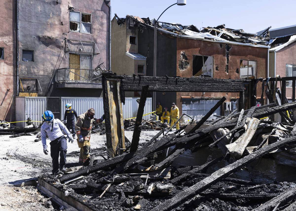 Members of the Bureau of Alcohol, Tobacco, Firearms and Explosives (ATF), Las Vegas fire and No ...