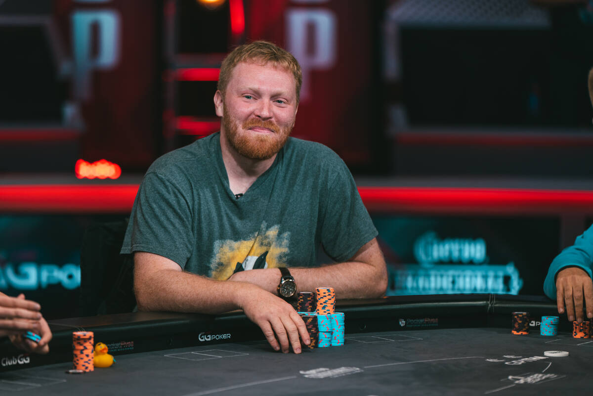 Tyler Gaston, a public defender for Clark County, finished third in the World Series of Poker's ...