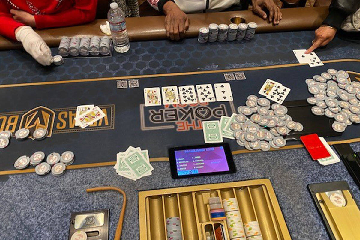 The Jumbo Hold ’Em Poker Bad Beat Progressive hit Tuesday, June 21, 2022, at Red Rock Casino ...