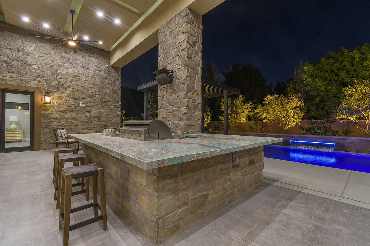 The barbecue island. (Darin Marques Group)