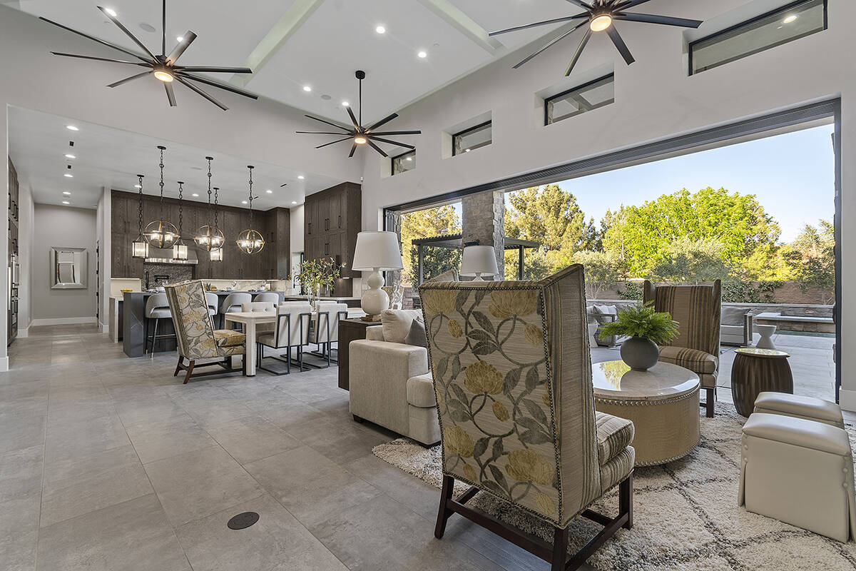 Mark and Melissa “Missy” Clark built this 5,086-square-foot Southern Highlands home to refl ...