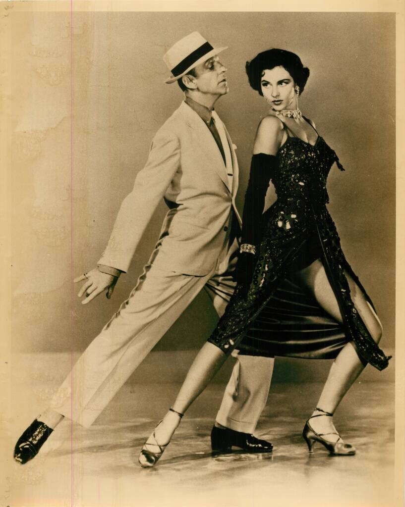 Fred Astaire with Cyd Charisse in an undated file photo. (Las Vegas Review-Journal)