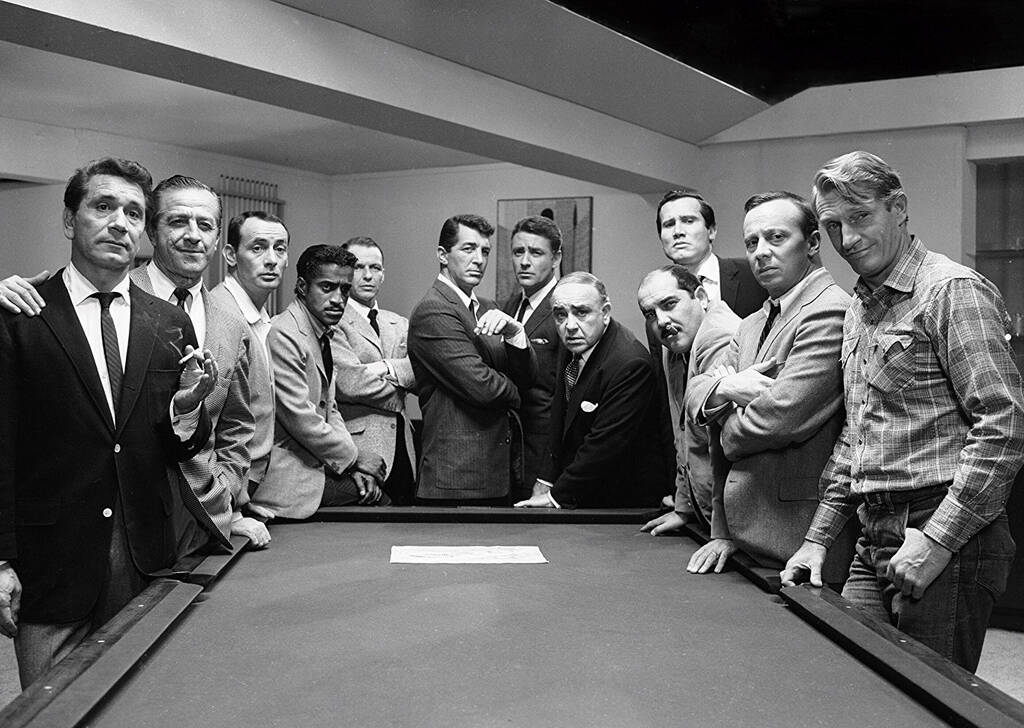 The cast of 1960's "Ocean's 11." (Warner Bros.)