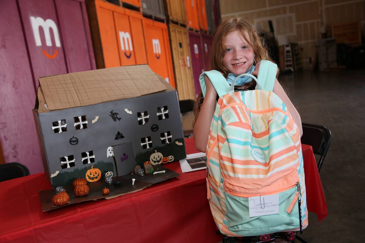Move 4 Less Dream House contest winner Katie Honey, 8, created a Halloween-themed home and is ...