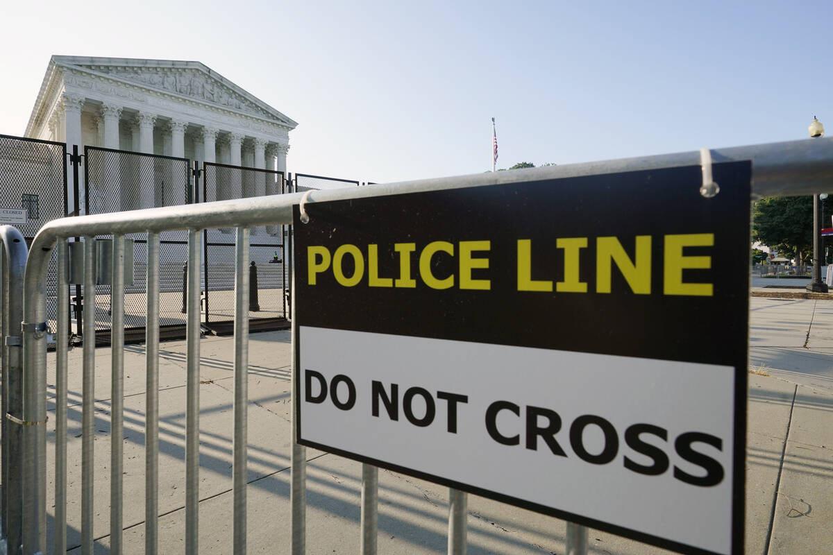 The Supreme Court, Friday, June 24, 2022, in Washington. (AP Photo/Steve Helber)