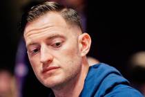 Joey Weissman, shown during the 2021 U.S. Poker Open, won the inaugural BetMGM Poker Championsh ...