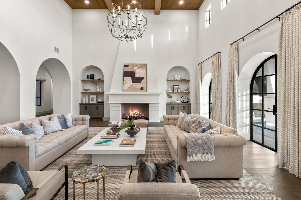 A luxury house in The Summit Club, a wealthy enclave in Las Vegas' Summerlin community, sold fo ...