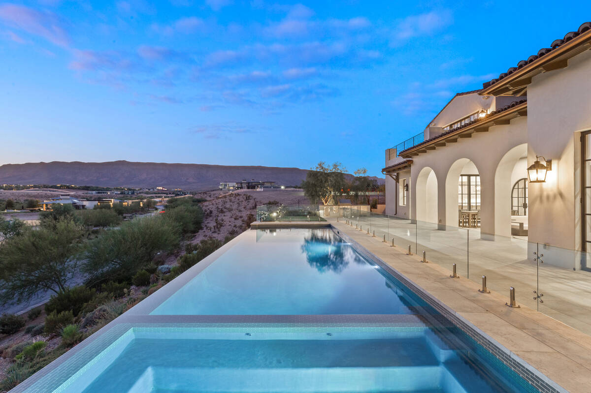 A luxury house in The Summit Club, a wealthy enclave in Las Vegas' Summerlin community, sold fo ...