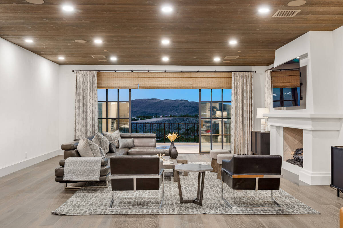A luxury house in The Summit Club, a wealthy enclave in Las Vegas' Summerlin community, sold fo ...