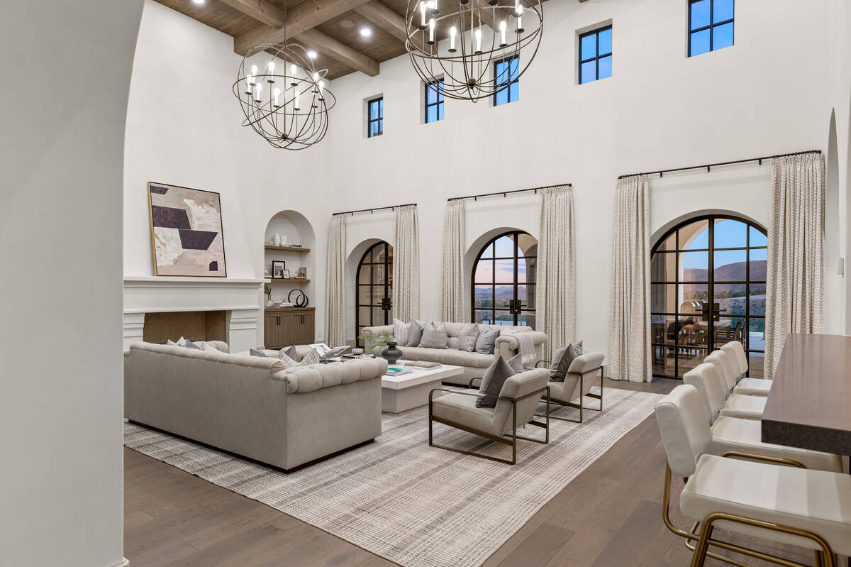 A luxury house in The Summit Club, a wealthy enclave in Las Vegas' Summerlin community, sold fo ...