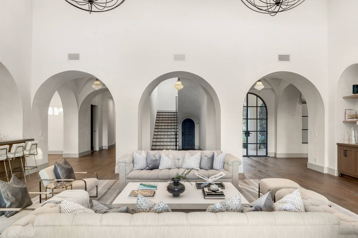 A luxury house in The Summit Club, a wealthy enclave in Las Vegas' Summerlin community, sold fo ...